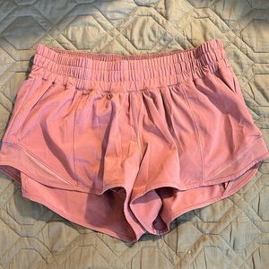 Hotty Hot Low-Rise Lined Short 2.5" Mauve Size 6